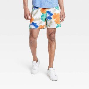 NWT All In Motion Men's Hybrid Shorts 6" W92G09 XXL White Camo